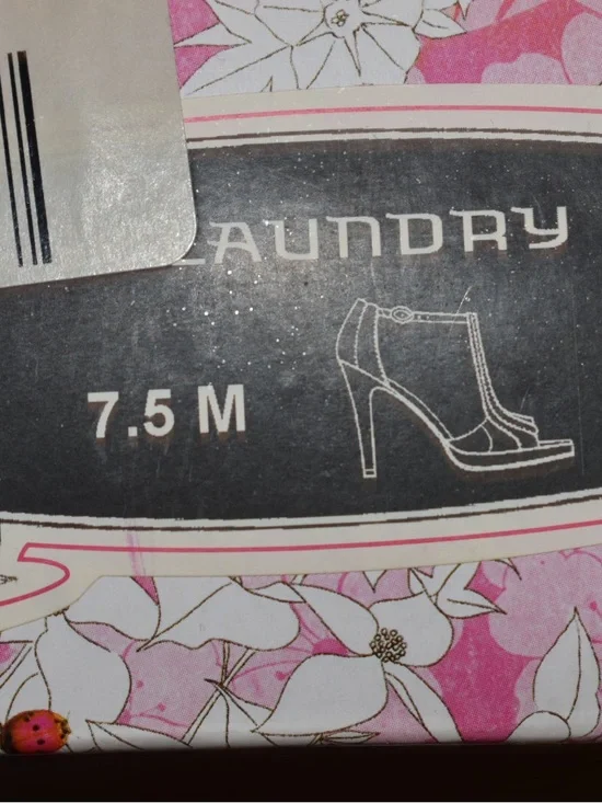 Chinese Laundry Blue and Burgundy T-Strap Heels - Picture 8 of 8